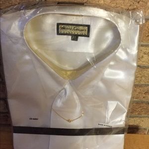 New 4XB men dress shirt